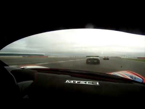 British GT - A hot lap of Silverstone GP circuit with Matt Griffin, MTECH Ferrari 458 Italia GT3