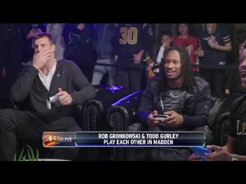 Video: Rob Gronkowski Battles Todd Gurley In Epic Game Of Madden 19