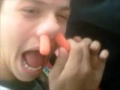 Connor acting funny at lunch
