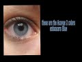 I bought color contacts in blue and aqua not knowing what to expect, because there were no videos out there with people wearing them. So i decided to make a video to help people see what these contacts looked like with green eyes. I've got many compliments while wearing these contacts. I would recommend them to anybody.