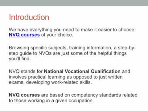 how to obtain nvq