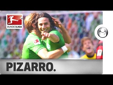 18 - Claudio Pizarro has scored against them all. On Matchday 31, he completed the collection of scoring against all of the current 18 Bundesliga clubs. To mark this achievement, enjoy his 18 best...