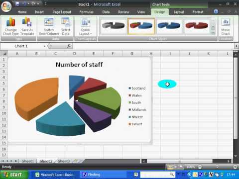 how to create pie chart in excel