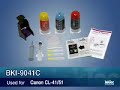 refilling canon cartridge cl41 for machines pixma mp160