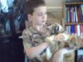 My kitty having a bit of a stage fright