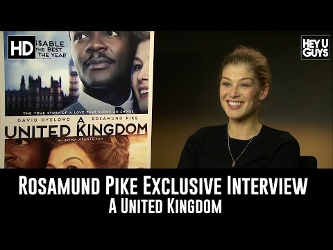 Rosamund Pike Exclusive Interview on “A United Kingdom”
