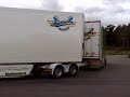 Scania V8 New Truck Ristimaa on Odeshog Sverige