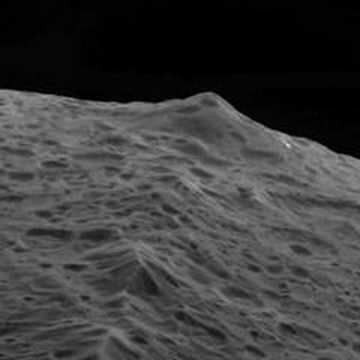 Flying by Iapetus