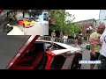 Chromed to the hilt and looking like a beast right out of Tron, Team Salamone prepares to depart the grid from Toronto to Detroit Motor City & Indianapolis. Here, team leader Bryan talks about the trip from NYC, crossing the border with NoS & the road ahead. What do you guys think of Gumball 3000 so far this year? Be sure to to check out the annotated links for more on the Winning Aventador. Best of luck to the entire Gumball 3000 team. Like us on Facebook: www.facebook.com Albums on Razzi @ razzi.me & razzi.me Follow Team Salamone on Facebook: facebook.com Team Salamone's website: www.teamsalamone-winning.com Sound Effect: 