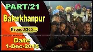 Balerkhanpur (Kapurthala) Kabaddi Tournament 1 Dec 2015