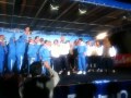 TUTTONAPOLI.NET - Presentazione Napoli, tutta la squadra canta: De Sanctis scatenato!