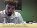 Testing Samson C01U Microphone