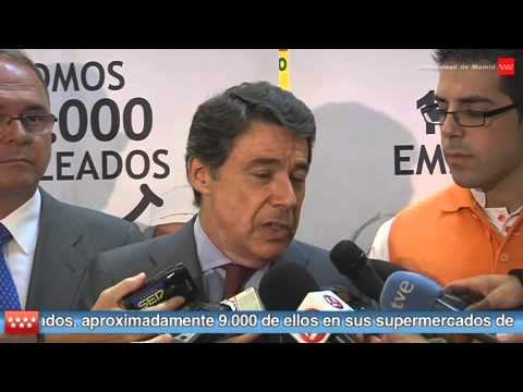 PresidenciaComMadrid - El Presidente de la Comunidad de Madrid, Ignacio González, acompañado por el Consejero de Economía, Enrique Ossorio, visita las instalaciones del supermercad...