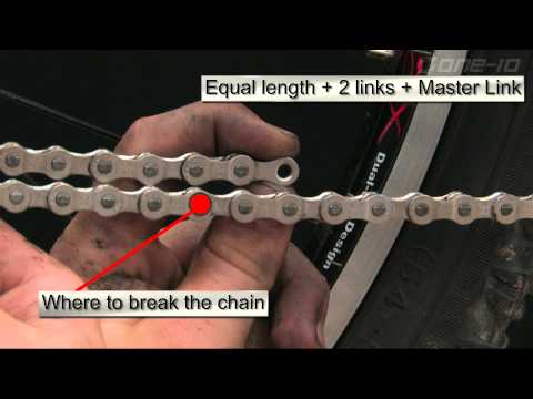 how to fit bike chain