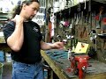 Cleaning up the hand-rubbed finish on a blade - J. Neilson
