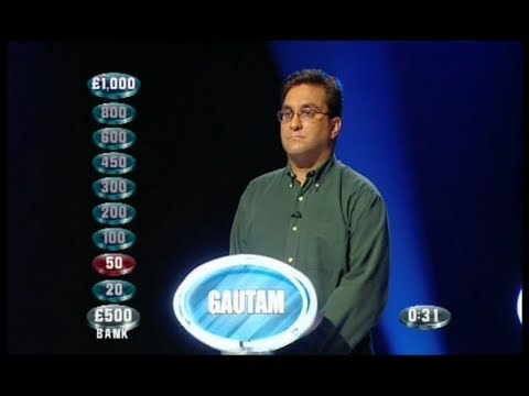 Weakest - Episode 68 of Series 2. (C) BBC MMI Contestants: P1: Hilary P2: Ben P3: Chris P4: Charmaine P5: Dave P6: Linda P7: Gautam P8: Rona P9: Steve Anne Robinson ho...