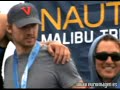 jennifer l�pez, marc anthony, matthew mcconaughey, anna kournikova y otros famosos acudieron al triathlon celebrado en las playas de malib�.