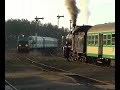 Scheduled steam train in Poland Scheduled steam train in Poland