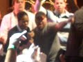 CW crew going wild on stage!
