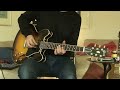 Gibson ES-335 LTD Edition with P-90 Pickups plus Okko Diablo Overdrive Fender blackface Vibrolux Reverb Gregor Hilden www.gregorhilden.de