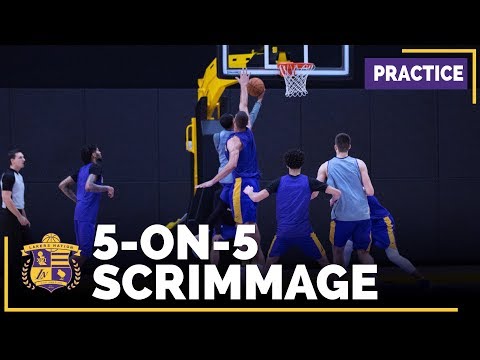 Video: Lakers 5-On-5 Scrimmage Footage: Lonzo Ball, Ingram, Lopez, Nance, Deng