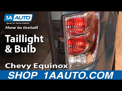 How To Install Replace Taillight and Bulb Chevy Equinox 05-09 1AAuto.com