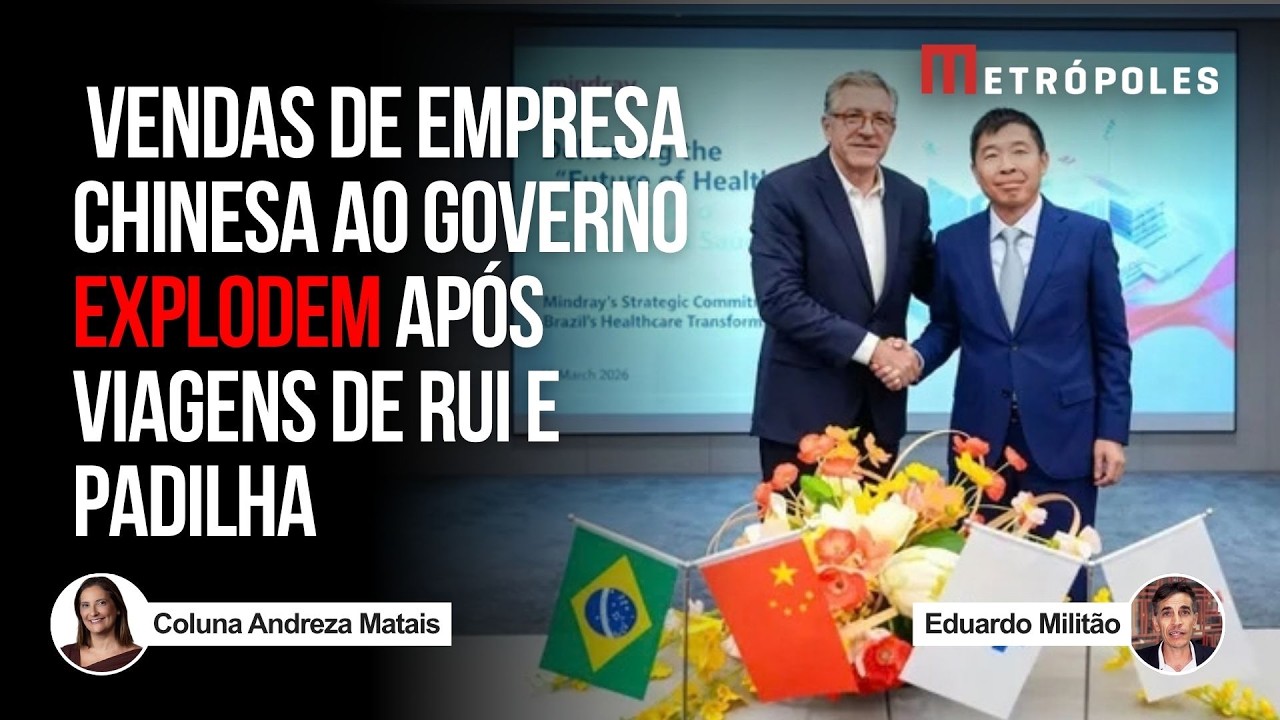 Empresa chinesa multiplica vendas ao governo após visita de Rui e Padilha