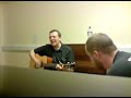 Alun Parry rehearsing with Barry Briercliffe Alun Parry rehearsing with Barry Briercliffe