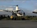 R22 Helicopter Hovering