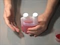 Using EZ-Measure bottles and graduated beakers