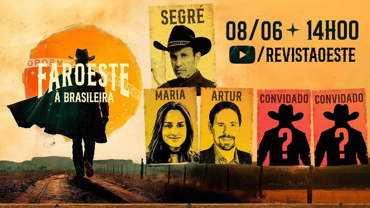 FAROESTE À BRASILEIRA, COM GUSTAVO SEGRÉ - 08/06 | Convidados: Douglas Garcia e Diogo Forjaz