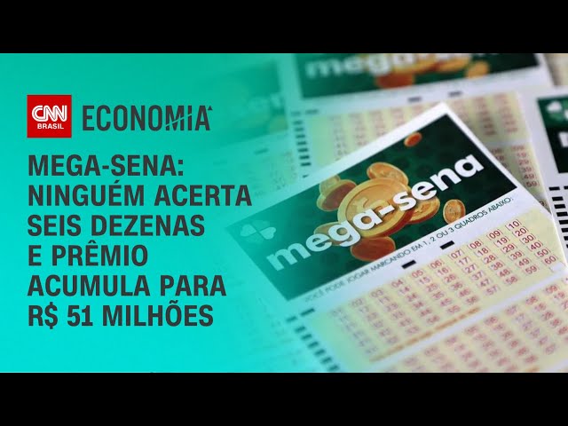 Mega-Sena: Ninguém acerta seis dezenas e prêmio acumula para R$ 51 milhões | AGORA CNN