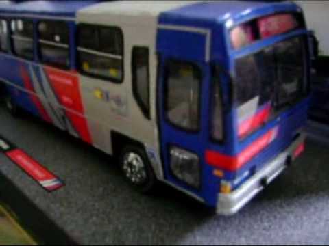 Miniatura Ônibus Caio Vitória - Andreartes miniaturas artesanais
