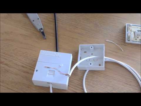 How to wire a phone extension from a BT Master socket UK