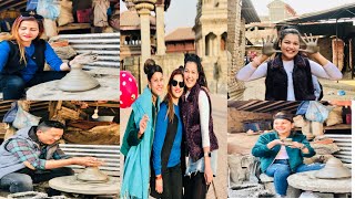 Exploring pottery square|First experience in bhaktapur🇳🇵