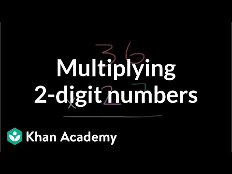 Multiplying 2-digit numbers