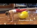 Abdominales en Fit Ball Training. Nivel Avanzado Abdominales en Fit Ball Training. Nivel Avanzado