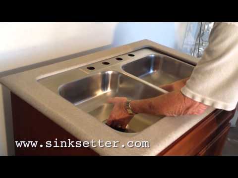 how to mount an undermount sink to granite