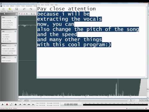 how to isolate vocals from a song logic