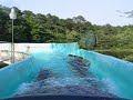 On the log flume ride at Six Flags Great Adventure
