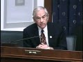 Ron Paul at Financial Services Hearing 11/4/09