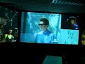 projection video wall at work