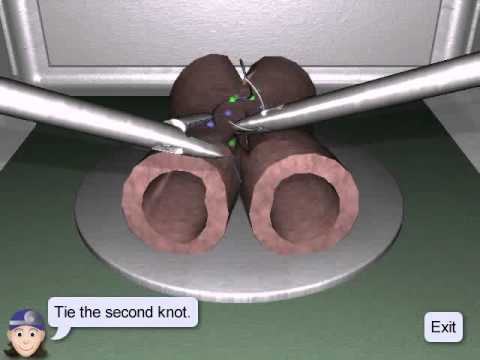 Anastomosis - This video show a simulated side to side anastomosis training exercise from the LapSim laparoscopic simulator by Surgical Science. For more information about...
