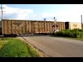 BNSF Amtrak Mendota Illinois Railroad Crossing