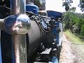 1049 climbs up middle road toward top points at the Zig Zag railway. Lithgow Nsw Australia.