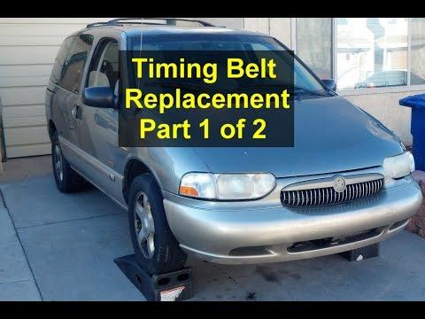 Timing belt replacement, Mercury Villager, Nissan Quest, Pathfinder, QX4, Frontier, Xterra. 2 of 3