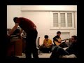 improvisacion cosmica y el misterioso hombre percusivo