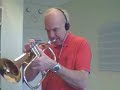 Free Jazz on Flugelhorn with Piano/Bass and Drums (#1)