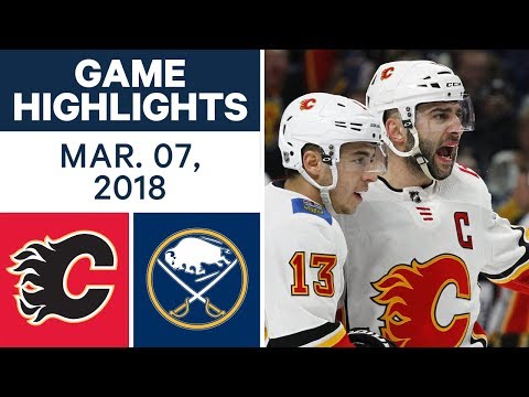 Video: NHL Game Highlights | Flames vs. Sabres - Mar. 07, 2018