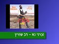 זכרני נא - דב שורין